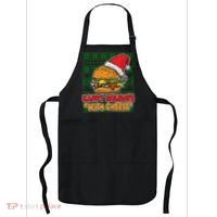 Happy Holidays With Cheese Ugly Christmas Sweater Apron thumb 0