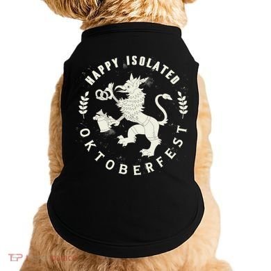 Happy Isolated Oktoberfest Doggie Tank