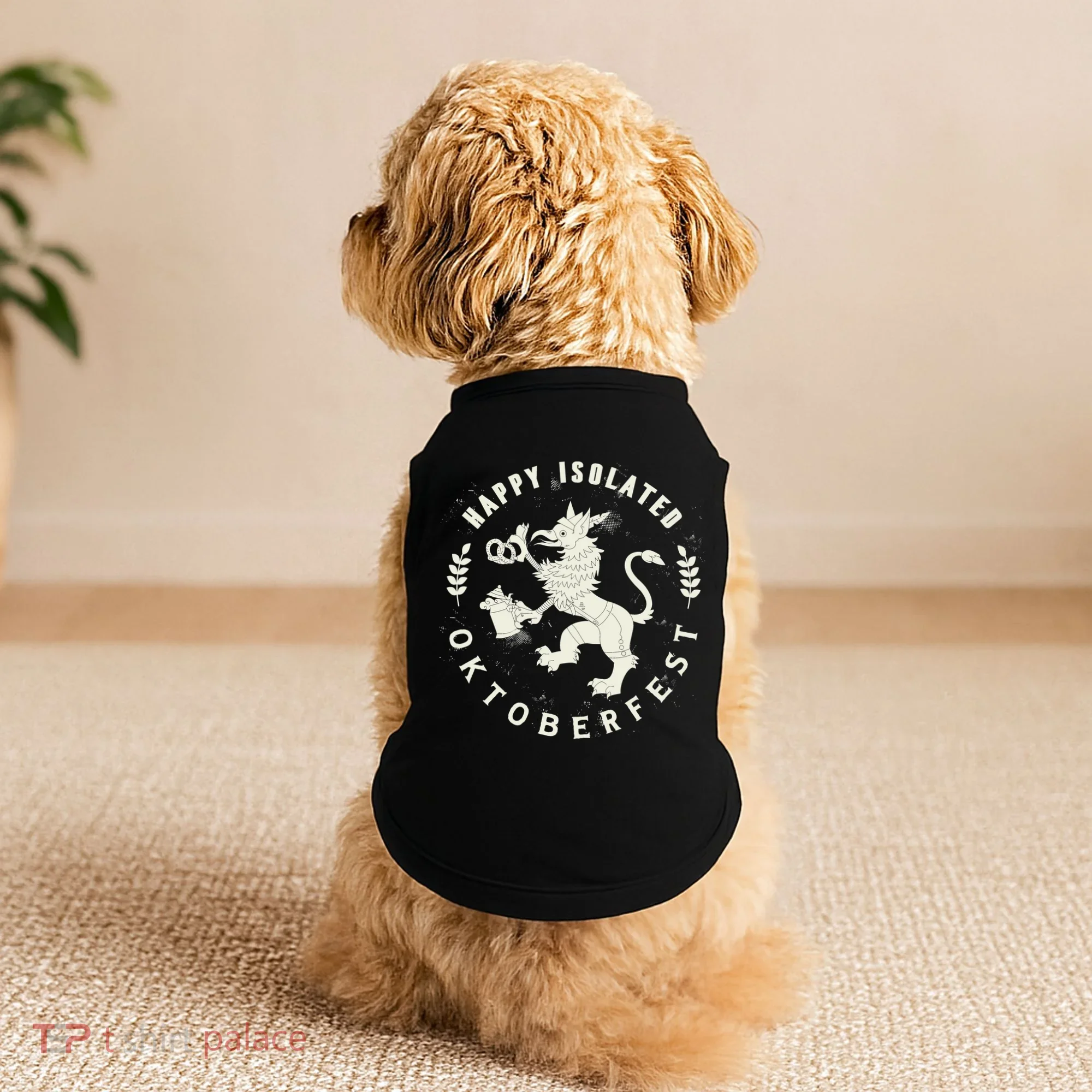 Happy Isolated Oktoberfest Doggie Tank