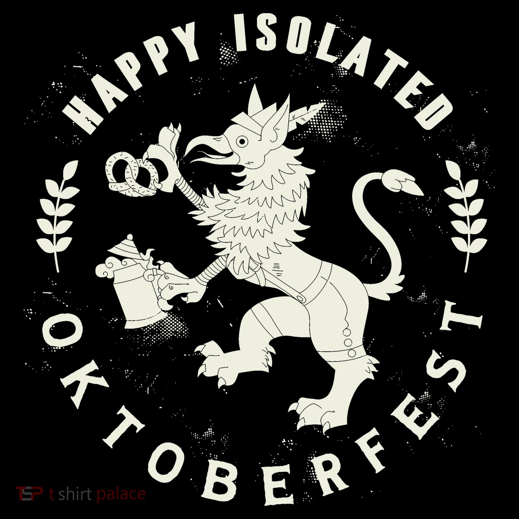 Happy Isolated Oktoberfest Doggie Tank
