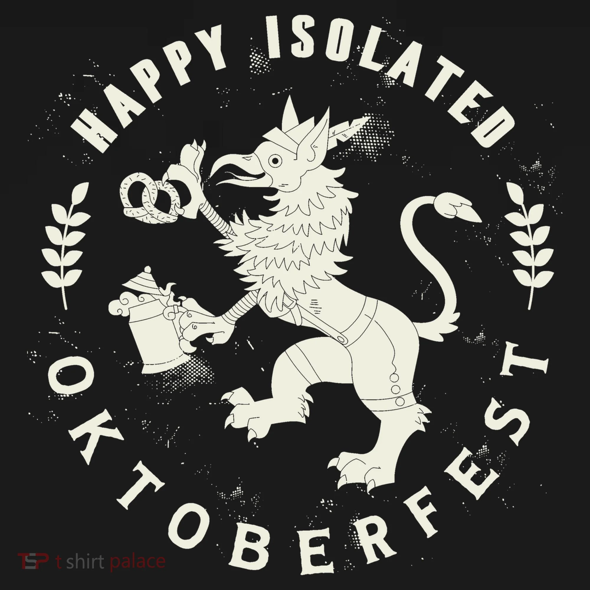 Happy Isolated Oktoberfest Doggie Tank