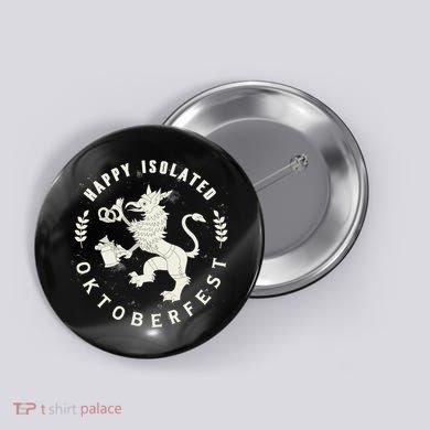 Happy Isolated Oktoberfest Button