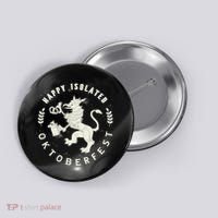 Happy Isolated Oktoberfest Button thumb 0