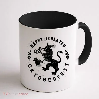 Happy Isolated Oktoberfest Coffee Mug back