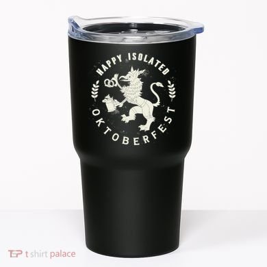 Happy Isolated Oktoberfest Tumbler