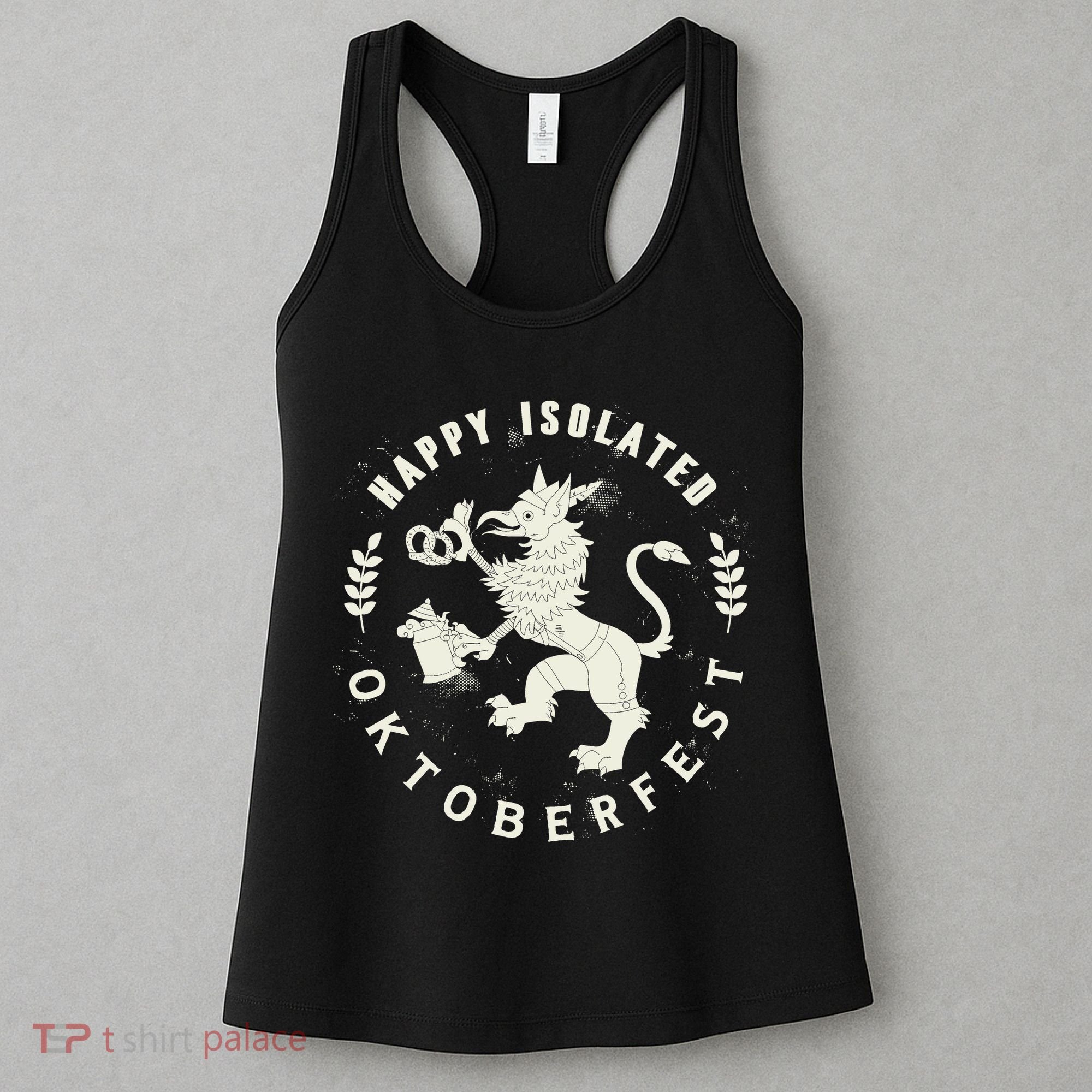 Happy Isolated Oktoberfest Women's Tank Top