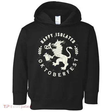 Happy Isolated Oktoberfest Toddler Hoodie
