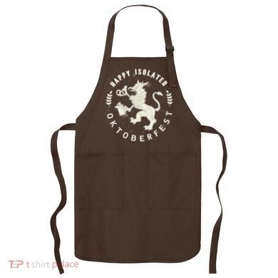 Happy Isolated Oktoberfest Apron