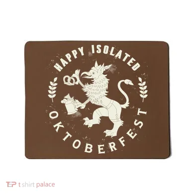 Happy Isolated Oktoberfest Mousepad