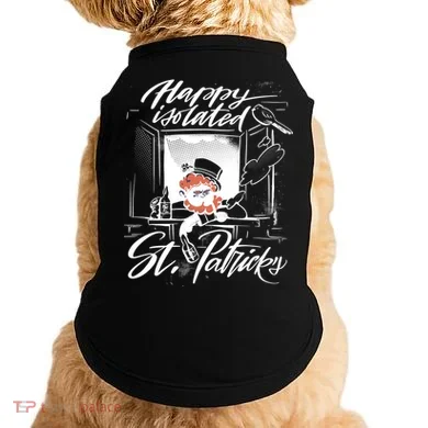 Happy Isolated St Patrick's Day Doggie Tank