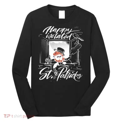 Happy Isolated St Patrick's Day Long Sleeve Shirt