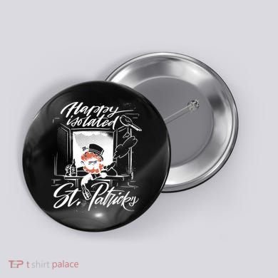 Happy Isolated St Patrick's Day Button