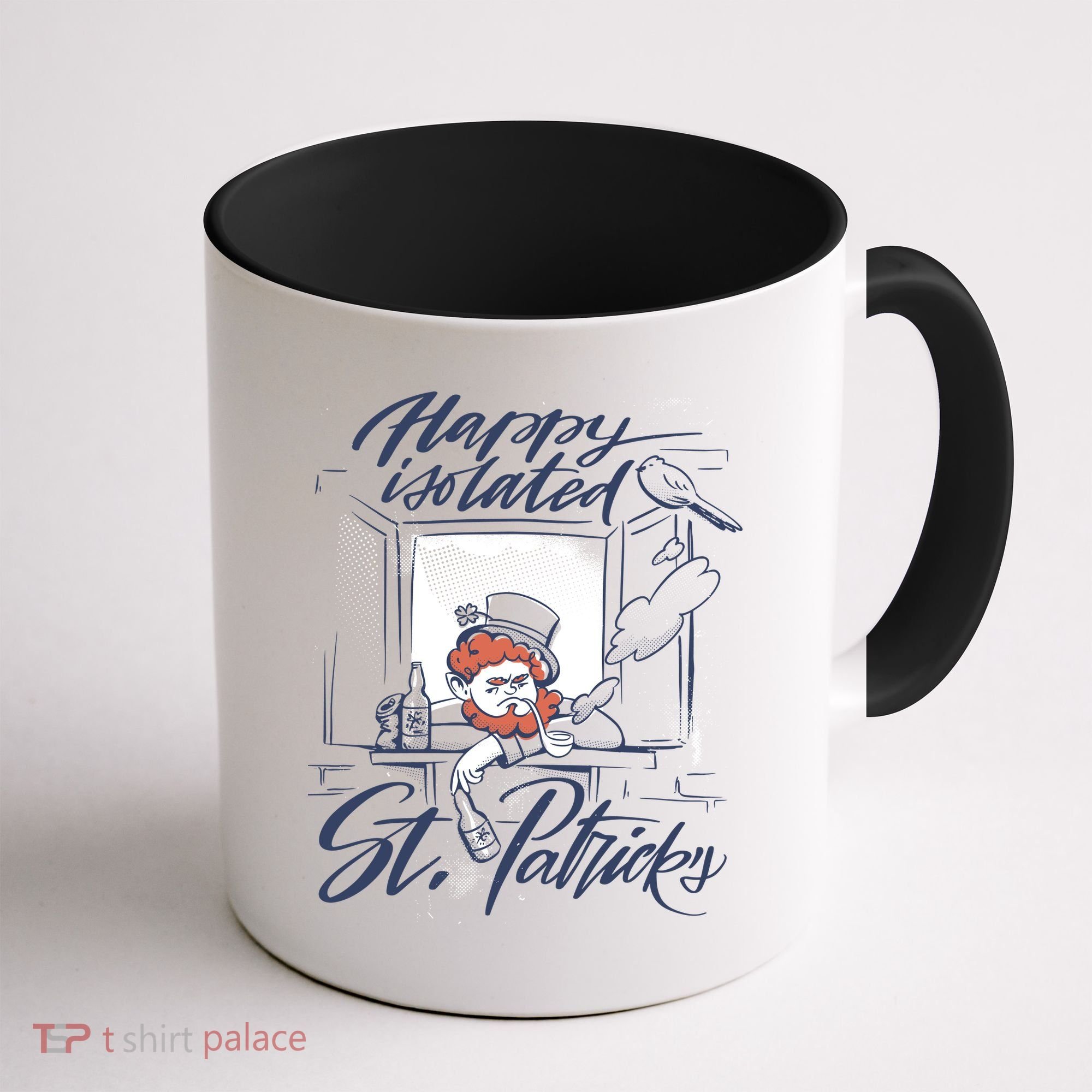 Happy Isolated St Patrick's Day Coffee Mug