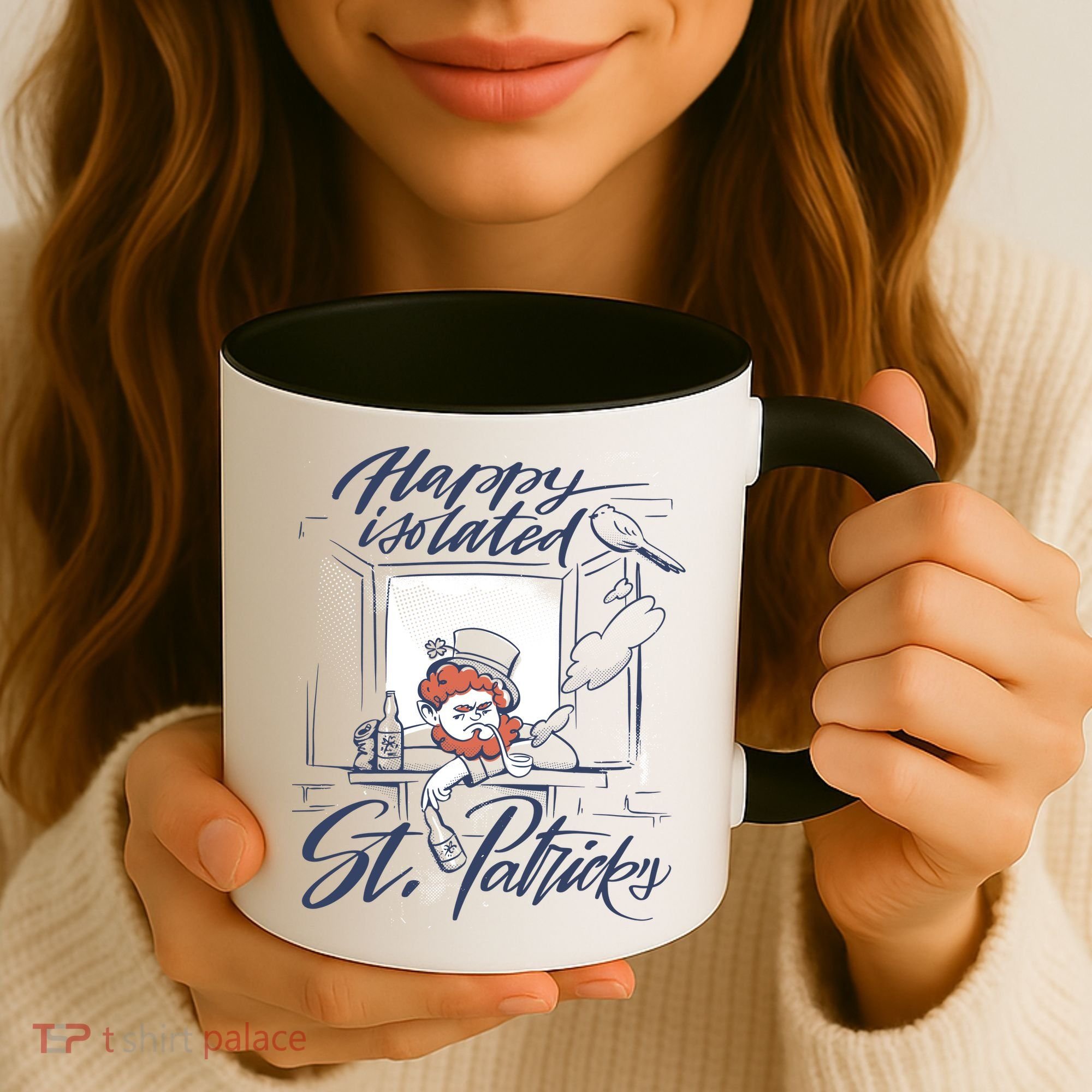 Happy Isolated St Patrick's Day Coffee Mug