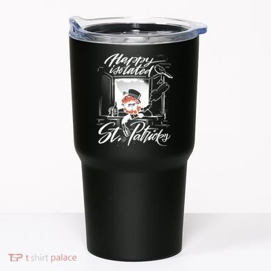 Happy Isolated St Patrick's Day Tumbler