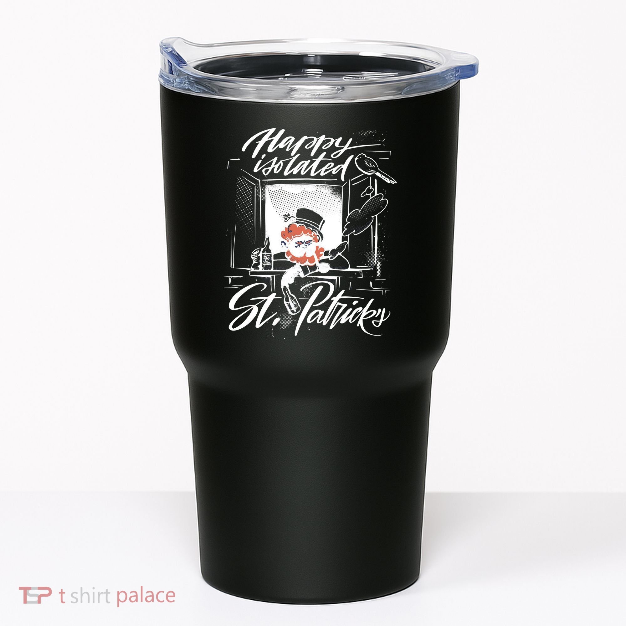 Happy Isolated St Patrick's Day Tumbler