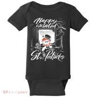 Happy Isolated St Patrick's Day Baby Bodysuit thumb 0