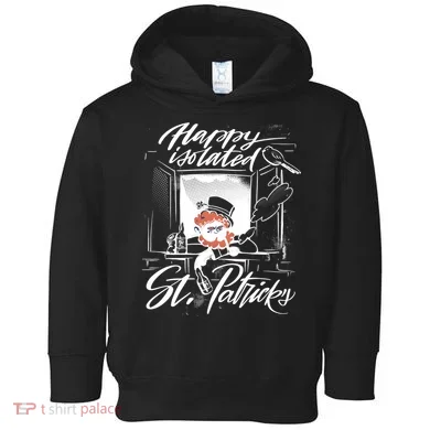 Happy Isolated St Patrick's Day Toddler Hoodie