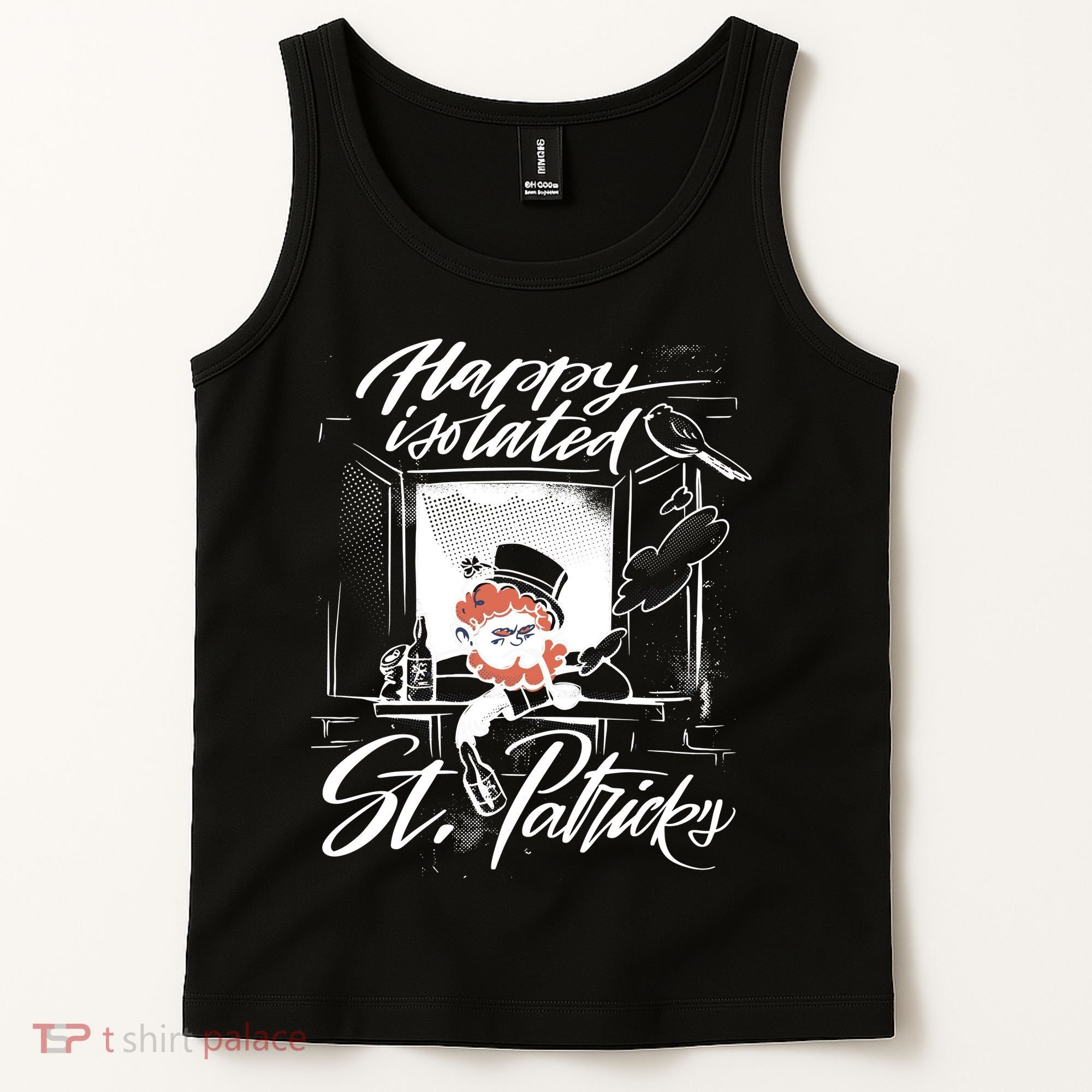 Happy Isolated St Patrick's Day Tank Top