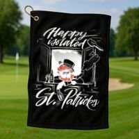Happy Isolated St Patrick's Day Golf Towel thumb 1