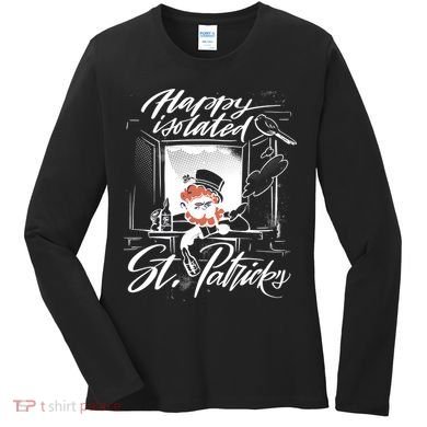 Happy Isolated St Patrick's Day Women's Long Sleeve Shirt