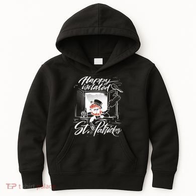 Happy Isolated St Patrick's Day Kids Hoodie