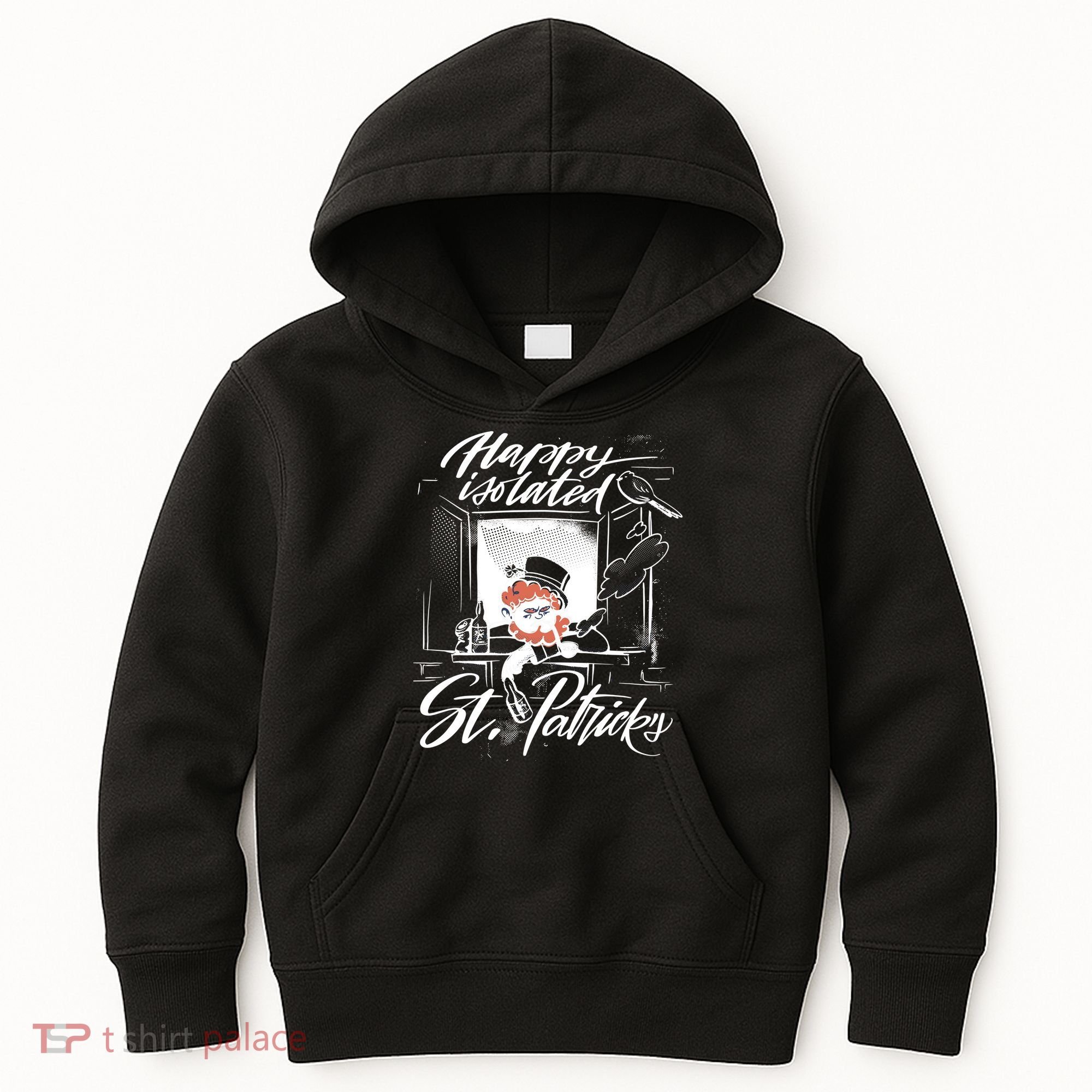 Happy Isolated St Patrick's Day Kids Hoodie