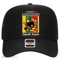 Happy Juneteenth Celebrate Freedom  Abstract Art Hat thumb 0