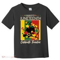 Happy Juneteenth Celebrate Freedom  Abstract Art Toddler T-Shirt thumb 0