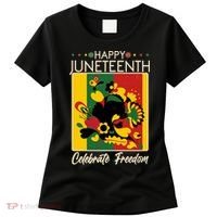 Happy Juneteenth Celebrate Freedom  Abstract Art Women's T-Shirt thumb 0