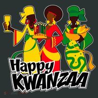 Happy Kwanzaa Celebration  Button thumb 1