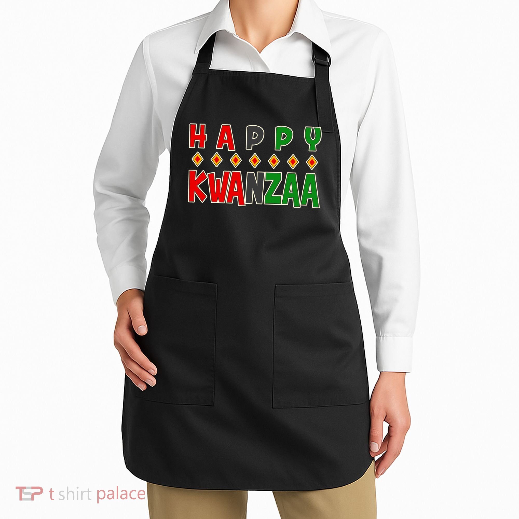 Happy Kwanzaa Holiday Apron