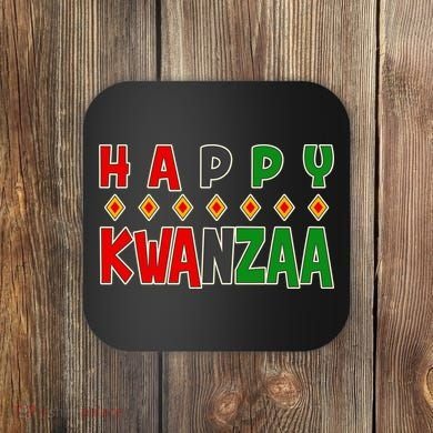 Happy Kwanzaa Holiday Coaster