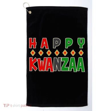 Happy Kwanzaa Holiday Golf Towel