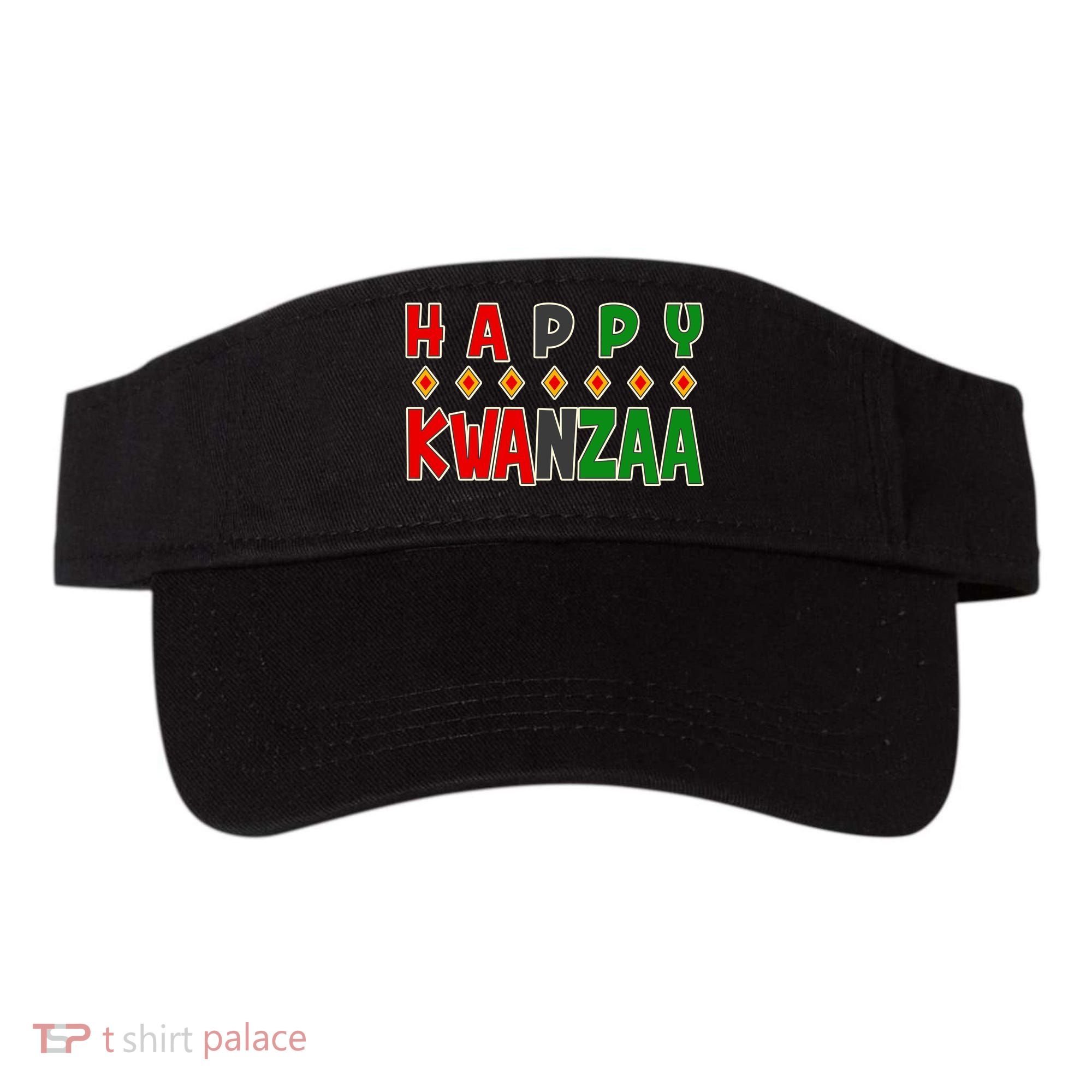 Happy Kwanzaa Holiday Visor