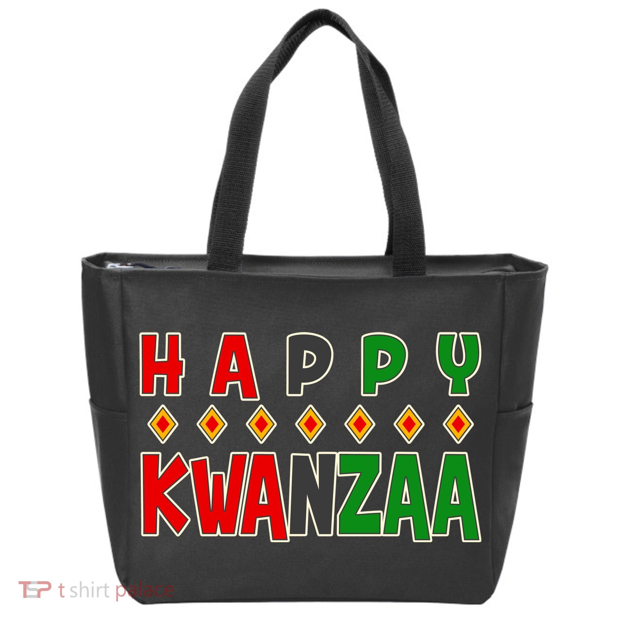 Happy Kwanzaa Holiday Tote Bag