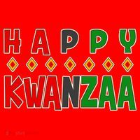Happy Kwanzaa Holiday Santa Hat thumb 1