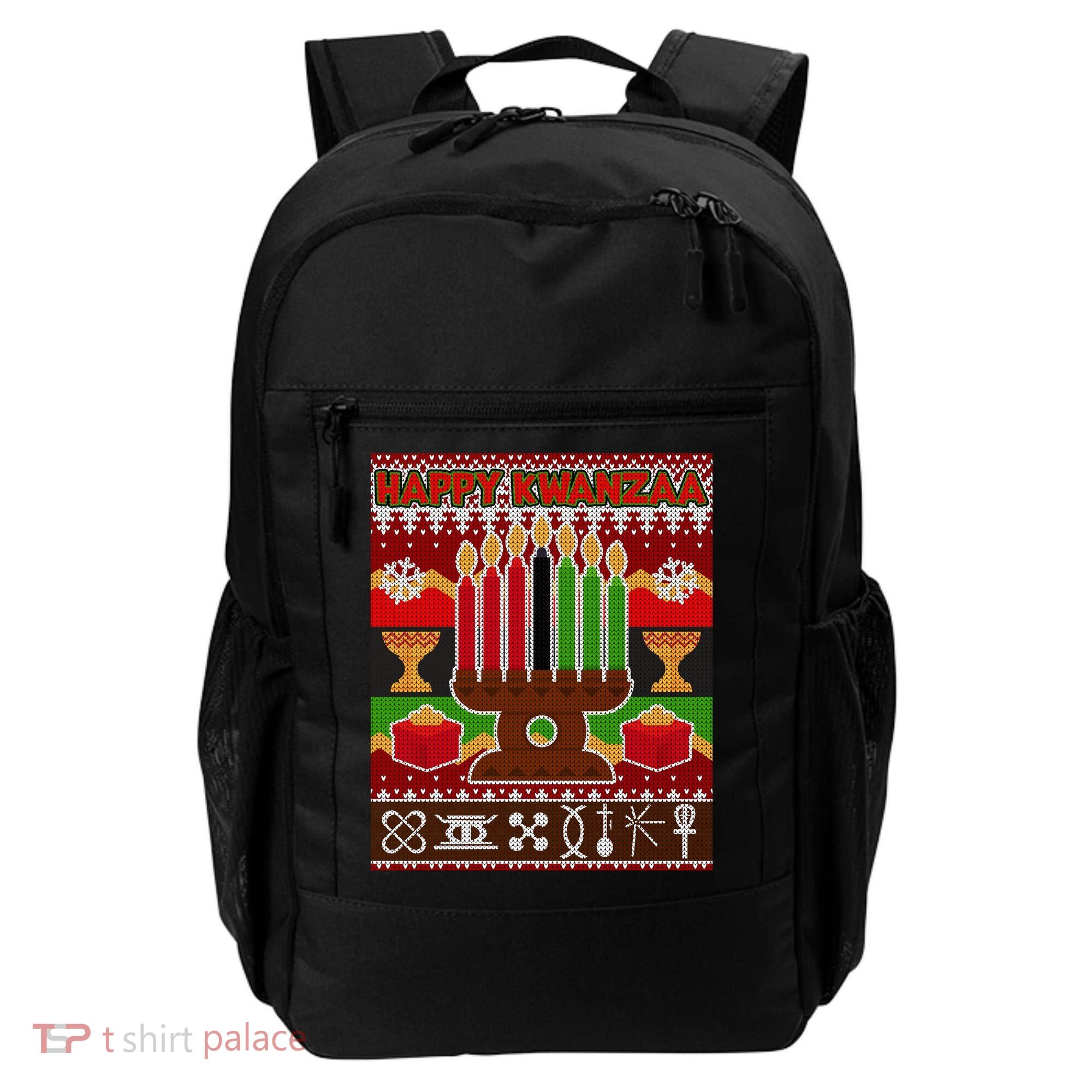 Happy Kwanzaa Ugly Sweater Backpack