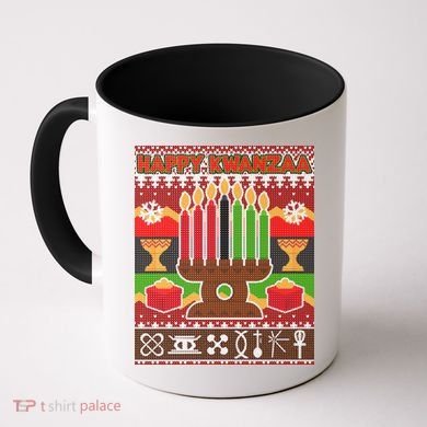 Happy Kwanzaa Ugly Sweater Coffee Mug