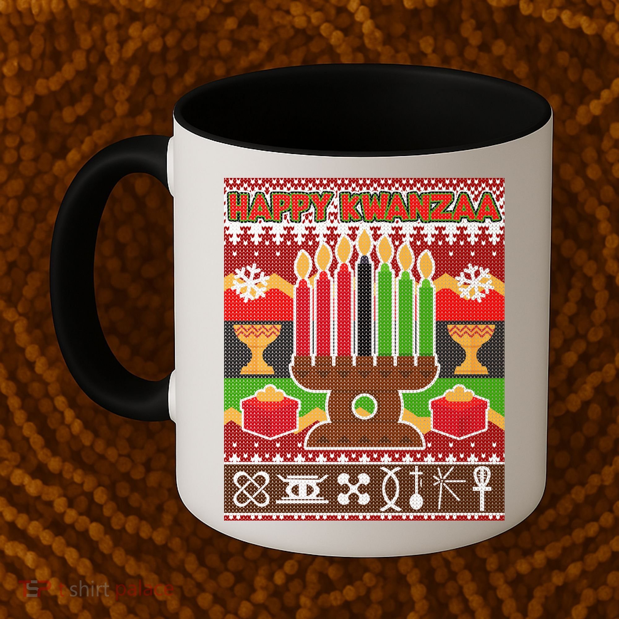 Happy Kwanzaa Ugly Sweater Coffee Mug