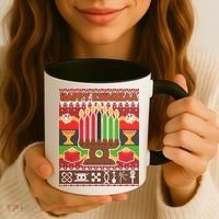 Happy Kwanzaa Ugly Sweater Coffee Mug thumb 3