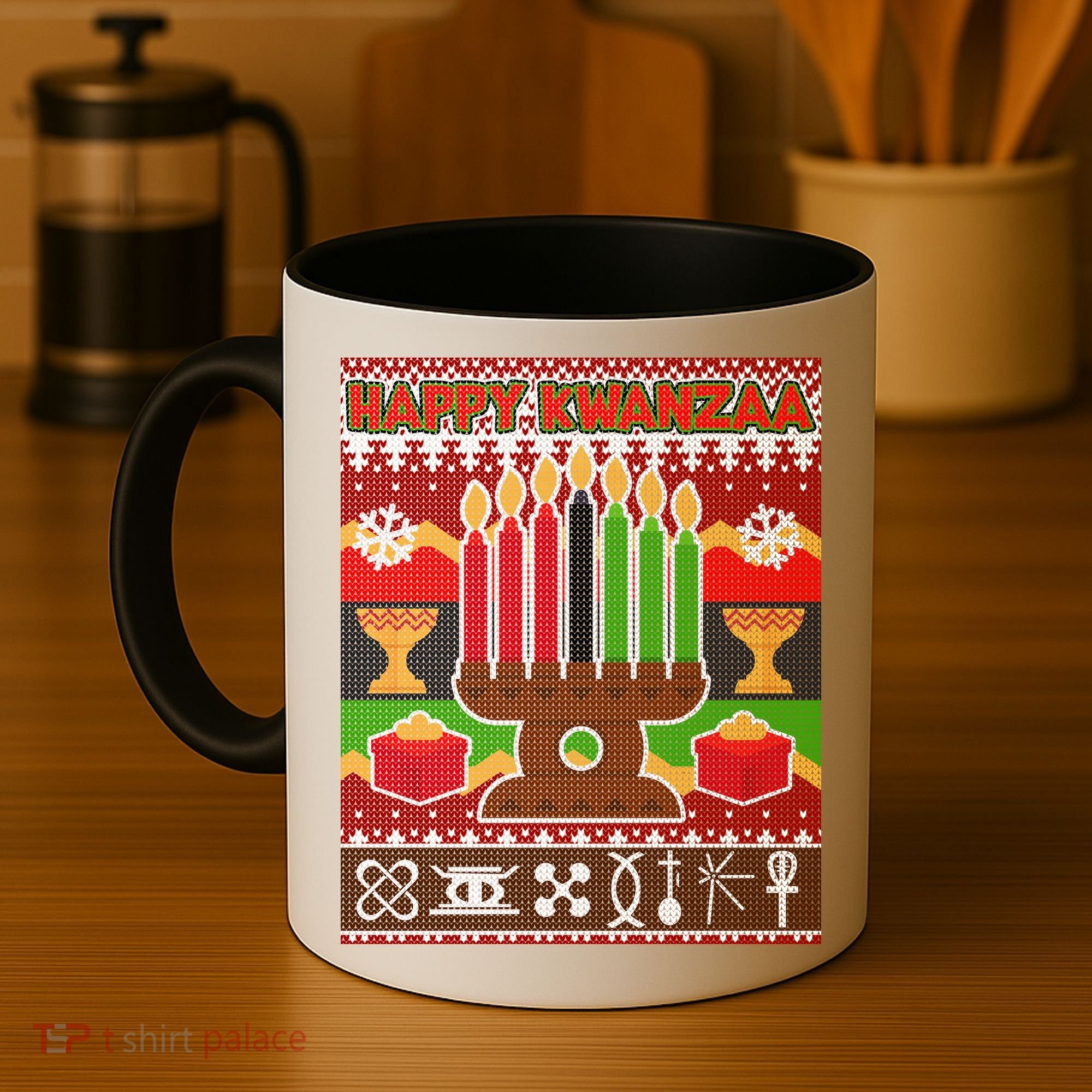 Happy Kwanzaa Ugly Sweater Coffee Mug
