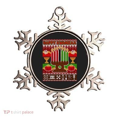 Happy Kwanzaa Ugly Sweater Ornament