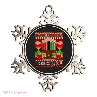 Happy Kwanzaa Ugly Sweater Ornament