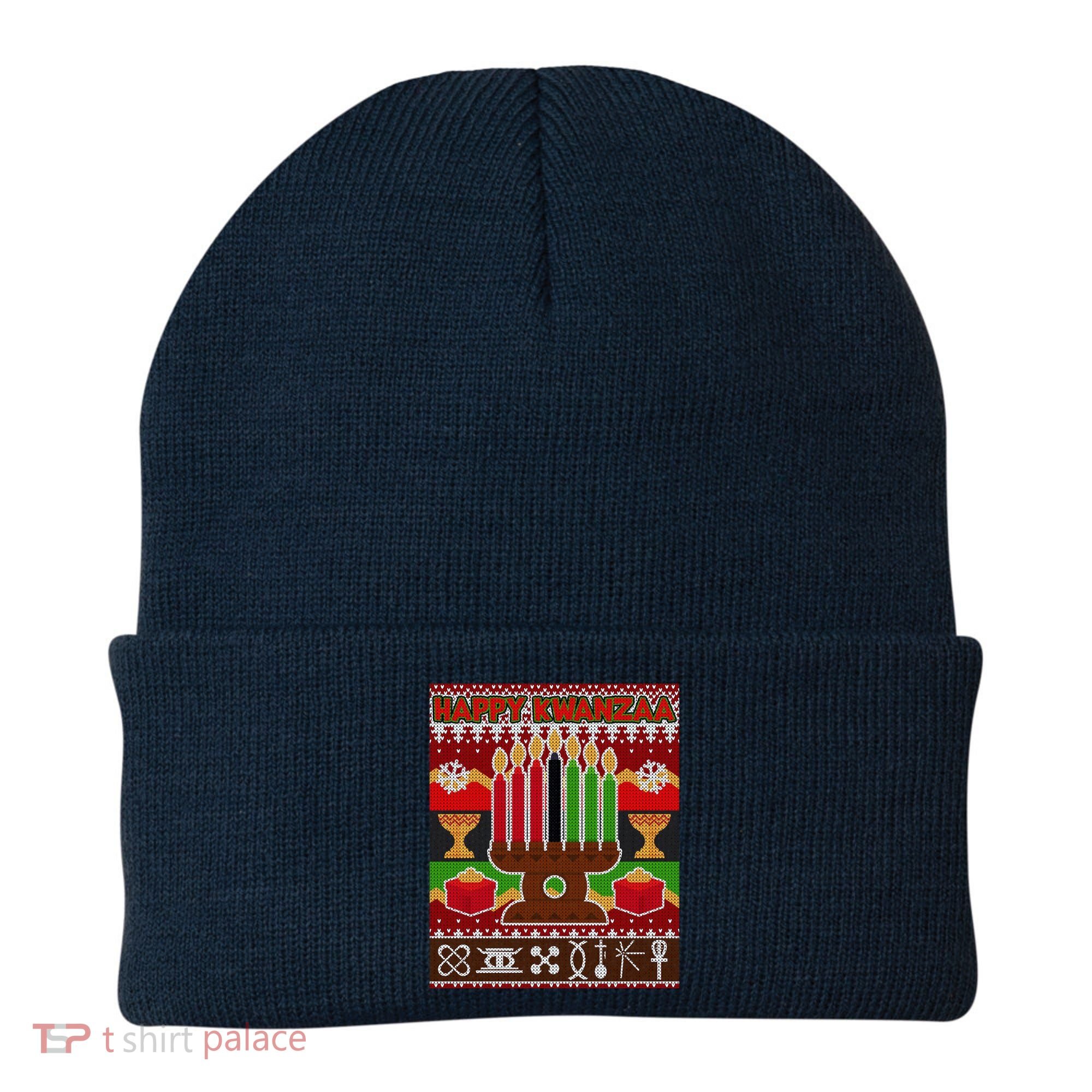 Happy Kwanzaa Ugly Sweater Beanie