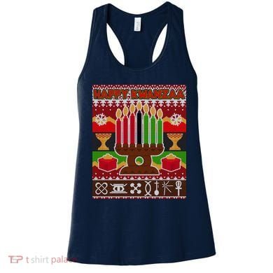 Happy Kwanzaa Ugly Sweater Women's Tank Top
