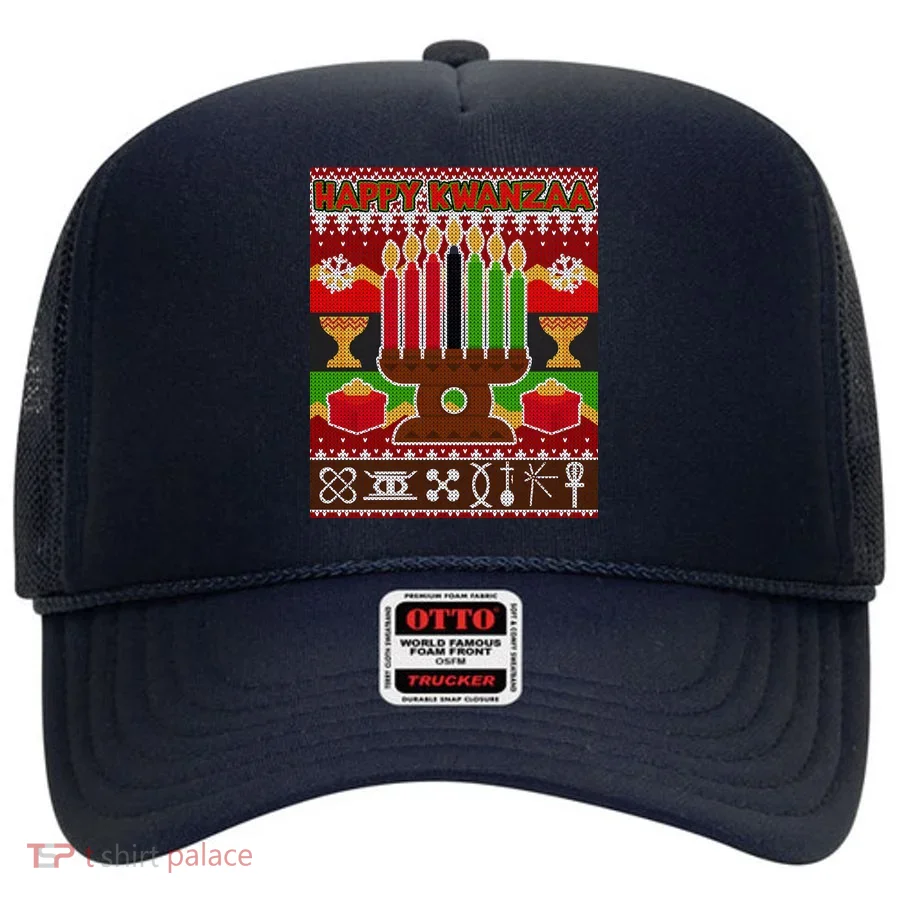 Happy Kwanzaa Ugly Sweater Hat