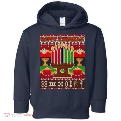 Happy Kwanzaa Ugly Sweater Toddler Hoodie