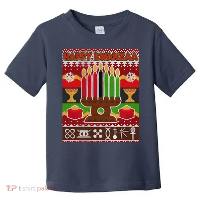 Happy Kwanzaa Ugly Sweater Toddler T-Shirt