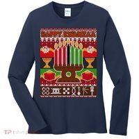 Happy Kwanzaa Ugly Sweater Women's Long Sleeve Shirt thumb 0